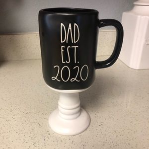 Rae Dunn Dad Est. 2020 Black Mug